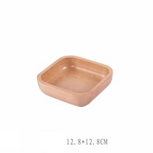 Load image into Gallery viewer, 1pc Square Wooden Salad Bowl Large Rice Bowl Healthy Natural Soup Bowl Dessert Bowl Kitchen Tool Tablewar #45