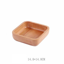 Load image into Gallery viewer, 1pc Square Wooden Salad Bowl Large Rice Bowl Healthy Natural Soup Bowl Dessert Bowl Kitchen Tool Tablewar #45