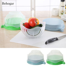 Load image into Gallery viewer, Behogar 60 Seconds Salad Maker Bowl Vegetable Fruits Cutter Slicer Easy to Make Healthy Fresh Salad Kitchen Tools Supplies